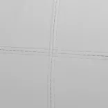 3 személyes fehér műbőr elemes kanapé