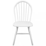 2 darab fehér tömör gumifa étkezőszék