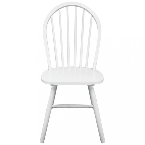 2 darab fehér tömör gumifa étkezőszék