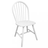 2 darab fehér tömör gumifa étkezőszék