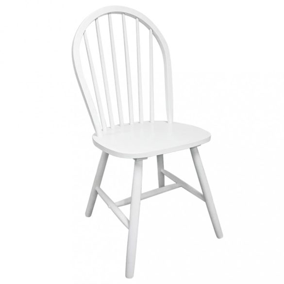 2 darab fehér tömör gumifa étkezőszék