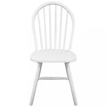 4 darab fehér tömör gumifa étkezőszék