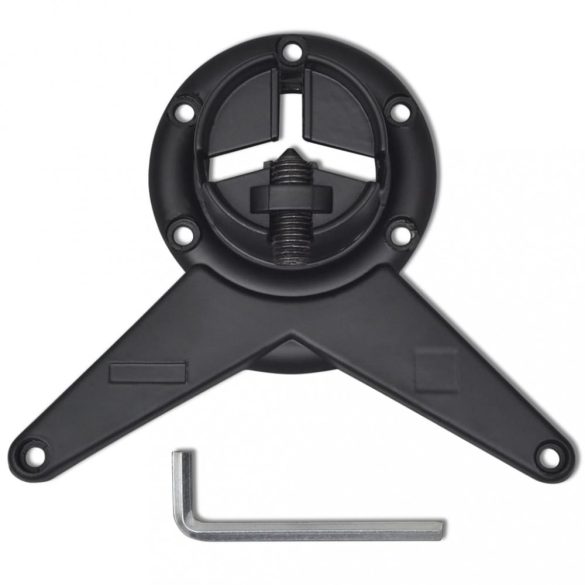 4 db állítható magasságú fekete asztalláb 710 mm