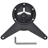 4 db állítható magasságú fekete asztalláb 870 mm