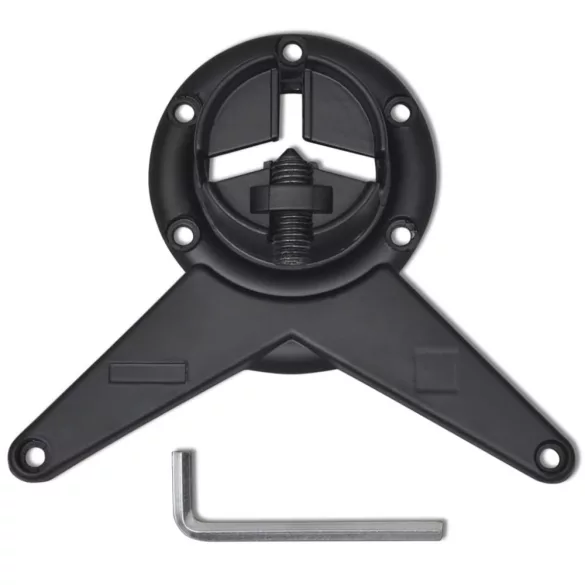 4 db állítható magasságú fekete asztalláb 870 mm