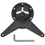 4 db állítható magasságú fekete asztalláb 1100 mm