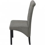 2 db világosszürke szövet étkezőszék