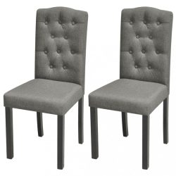 2 db szürke szövet étkezőszék