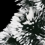 száloptikás megvilágított karácsonyfa állvánnyal és LED-es 210 cm