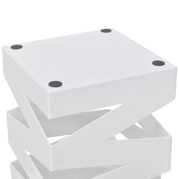 Szögletes esőermyő / sétabot tartó 48,5 cm fehér