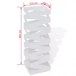 Szögletes esőermyő / sétabot tartó 48,5 cm fehér
