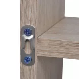 Lebegő 8 fülkés fali polc tölgy szín