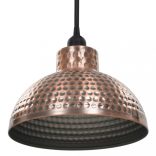 2 db  félkör alakú mennyezeti lámpa vörösréz szín