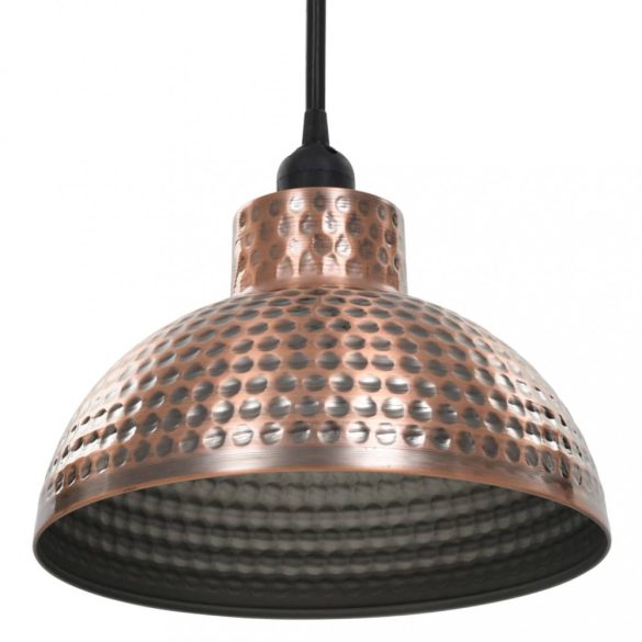 2 db  félkör alakú mennyezeti lámpa vörösréz szín