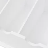 É Barokk stílusú fehér MDF evőeszköz tálca