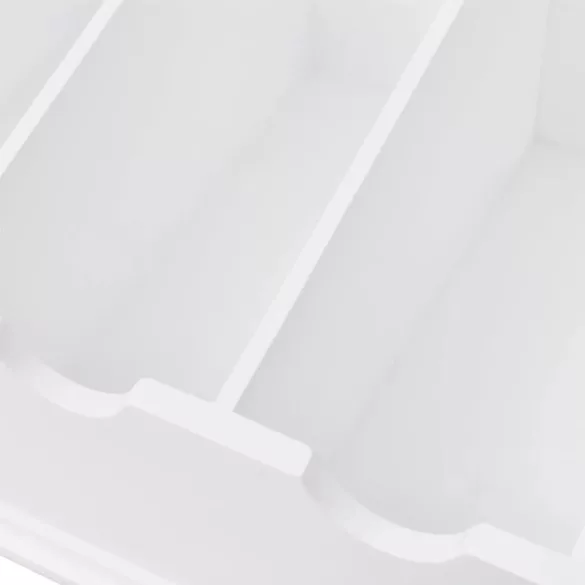 É Barokk stílusú fehér MDF evőeszköz tálca