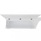 Fehér MDF barokk stílusú tároló láda