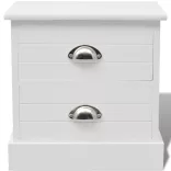 francia éjjeliszekrény fehér