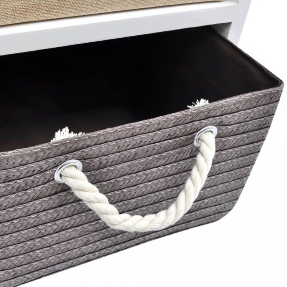 4 fiókos fa tárolószekrény