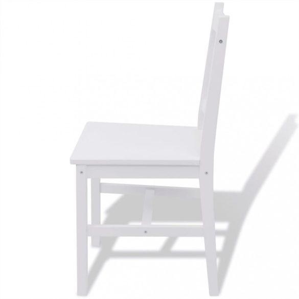 3 darabos fehér fenyőfa étkező szett