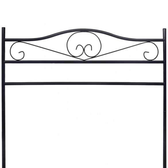 Fekete acél ruhatár