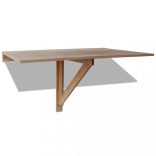 összecsukható tölgy fali asztal 100 x 60 cm