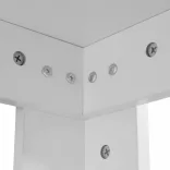 fehér étkezőasztal 140 x 80 x 75 cm