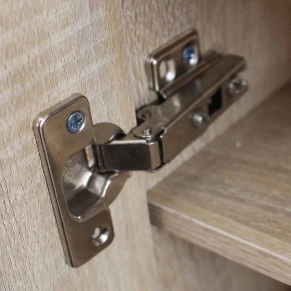 tölgyfa cipőszekrény 7 polccal