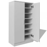 fehér cipőszekrény 7 polccal