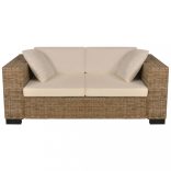 7 darabos kétszemélyes valódi rattan kanapé szett