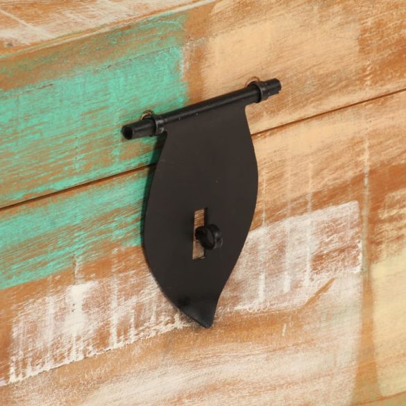 tömör újrahasznosított fa tárolóláda