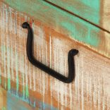 tömör újrahasznosított fa tárolóláda