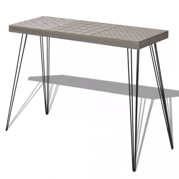 90x30x71,5 cm konzolasztal szürke