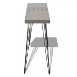 90x30x71,5 cm konzolasztal szürke