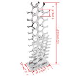 bortartó állvány 27 palackhoz alumínium ezüst