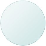 edzett üveg asztallap kerek 300 mm