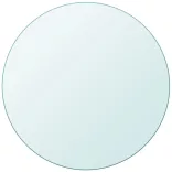 edzett üveg asztallap kerek 80 cm