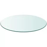 edzett üveg asztallap kerek 900 mm