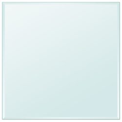 edzett üveg asztallap négyszögletes 800x800 mm