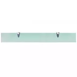 lebegő polc üveg 80x10 cm 8 mm