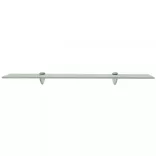 lebegő üvegpolc 70x10 cm 8 mm