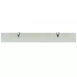 lebegő polc üveg 80x10 cm 8 mm