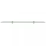 lebegő polc üveg 100x10 cm 8 mm