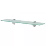 lebegő üvegpolc 50x20 cm 8 mm