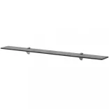 lebegő polc üveg 100x20 cm 8 mm