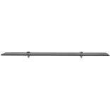 lebegő polc üveg 100x20 cm 8 mm