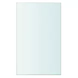 Átlátszó üvegpolc 20x12 cm