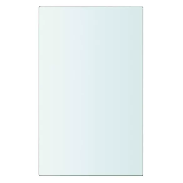 Átlátszó üvegpolc 20x12 cm