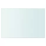 Átlátszó üvegpolc panel 20x30 cm