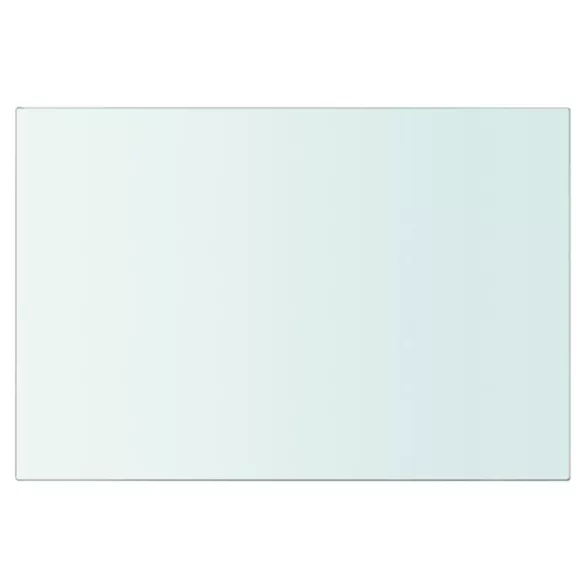 Átlátszó üvegpolc panel 20x30 cm